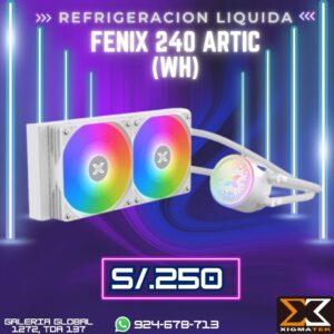 REFRIGERACION LIQUIDA XIGMATEK FENIX 240 ARTIC (WH)