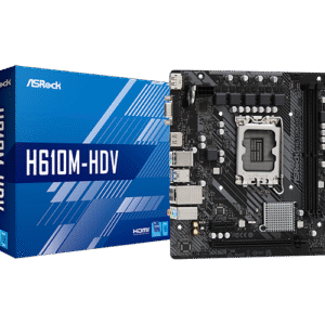 PLACA MADRE ASROCK H610M-HDV, PROCESADORES INTEL LGA 1700, 12VA 13 VA ,14 VA GEN