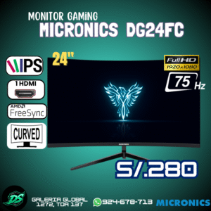 MONITOR MICRONICS  DG24FC 75HZ 24P