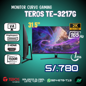 MONITOR TEROS TE-3217G 165HZ 1MS  31.5P