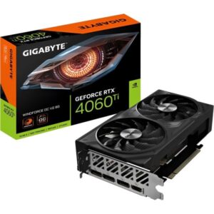 TARJETA DE VIDEO GIGABYTE RTX 4060 Ti 8GB GDDR6 Windforce OC 2X Fans