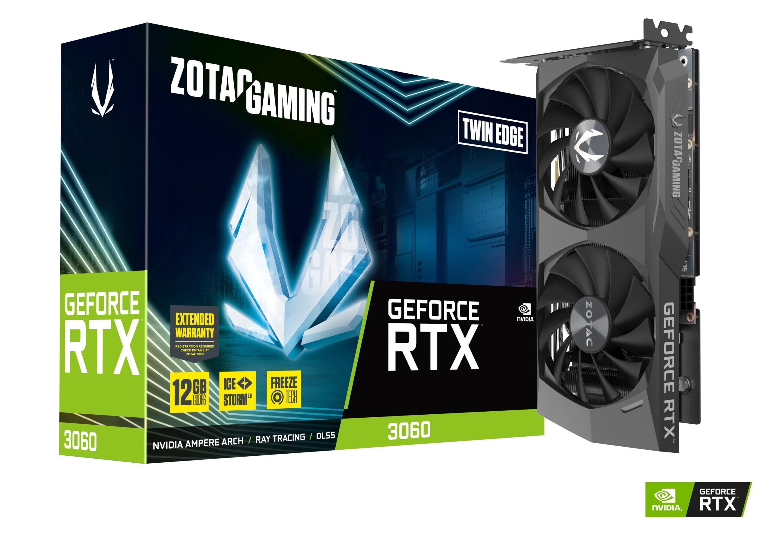 TARJETA DE VIDEO, ZOTAC GAMING, GEFORCE NVIDIA RTX 3060 12GB GDDR6