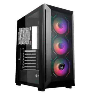 CASE ANTRYX RX 550 BLACK SIN FUENTE ARGB 3 FAN
