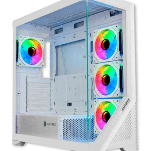 CASE ANTRYX FX650 WHITE ARGB FAN X4 VIDRIO TEMPLADO