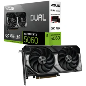 TARJETA DE VIDEO, ASUS, DUAL OC RTX 5060 8GB GDDR7 OC