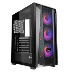 CASE ANTRYX RX 570 BLACK SIN FUENTE ARGB 3 FAN