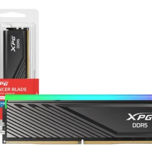 MEMORIA RAM, XPG, LANCER BLADE 16GB DDR5 6000MHZ RGB NEGRO