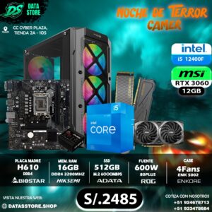 PC i5 12400F + RTX 3060 12GB +16 GB DDR4 +512GB M.2